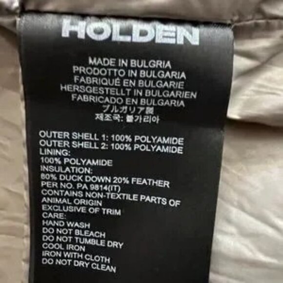 New-HOLDEN Down Puffer Jacket - Picture 9 of 15